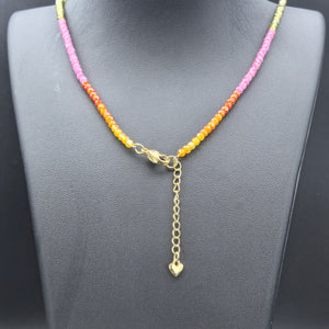 Rainbow Zircon Necklace - Extreme Elegance - Karmabless