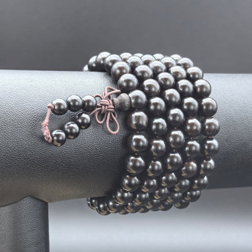 Ebony Long Prayer Beads - Energy Balance — view 4