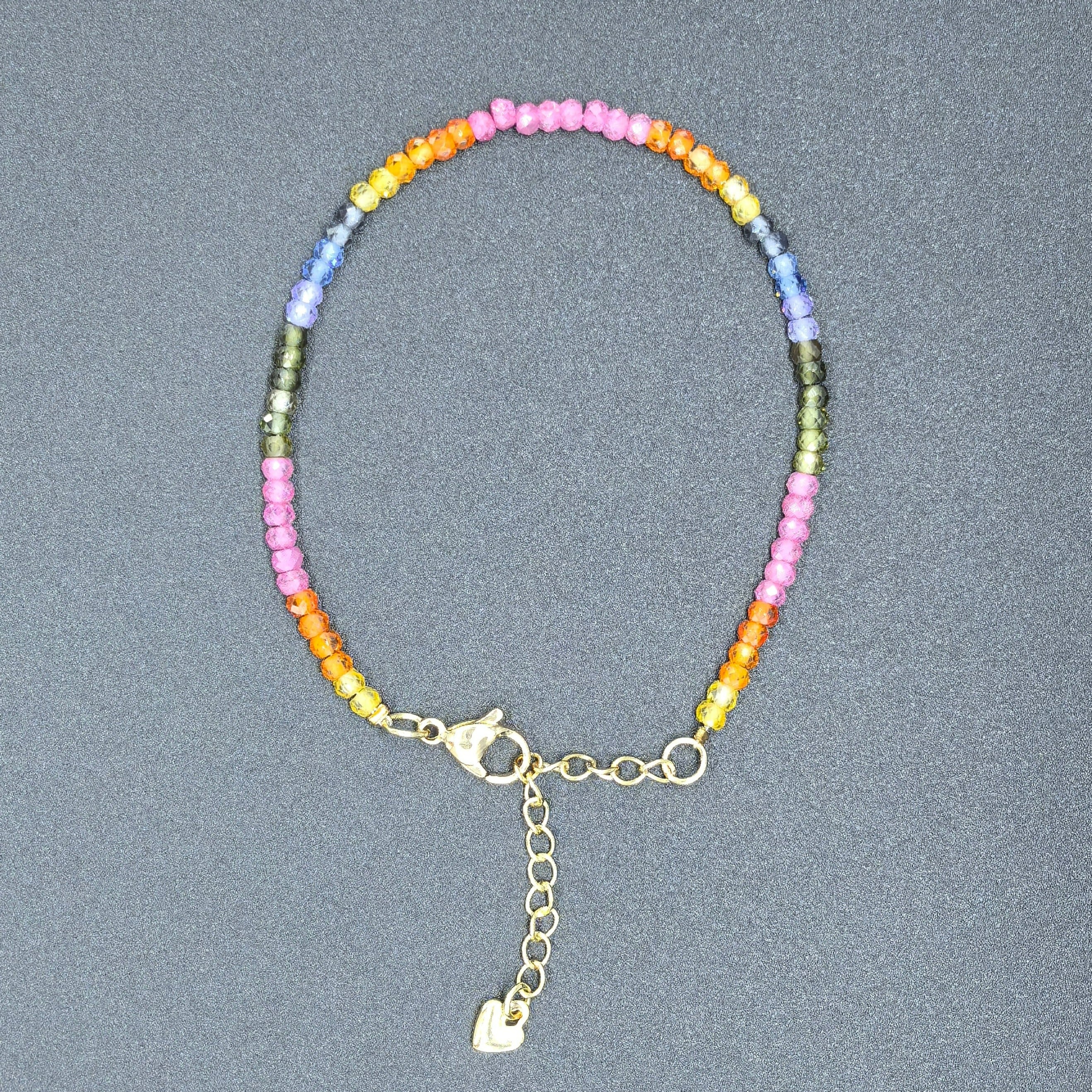 Rainbow Zircon Bracelet - Extreme Elegance - Karmabless