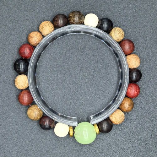 Pulsera de madera múltiple - Energie positiva — view 5