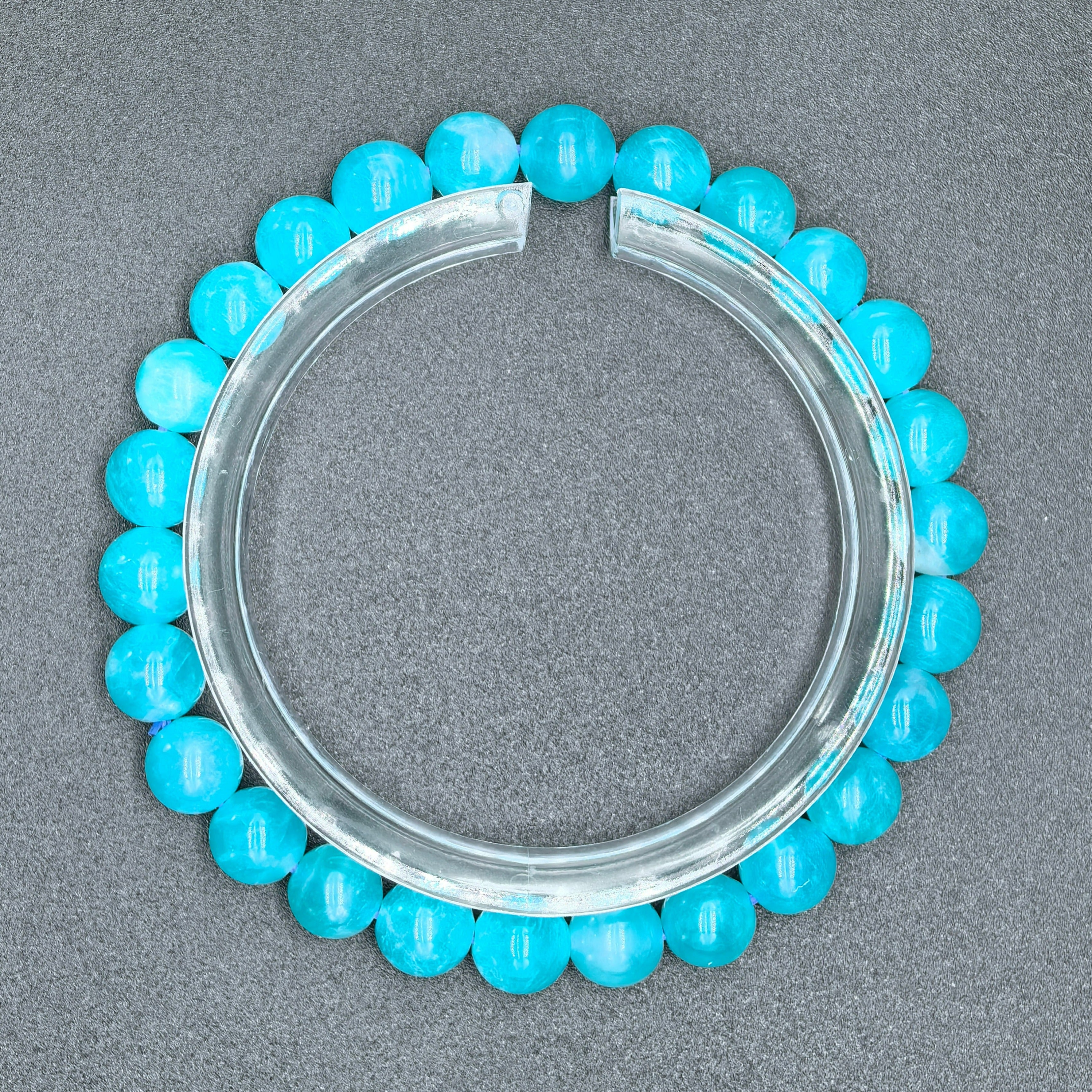 Ice Amazonite bracelet - Boost Confidence - Karmabless