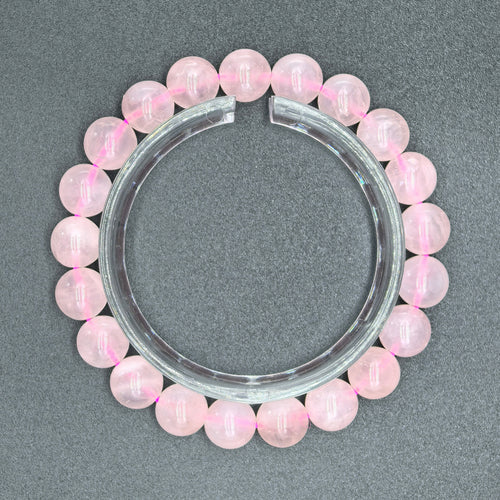 Madagascar Rose Quartz Newly mined Bracelet - Goddess Of Love — view 2