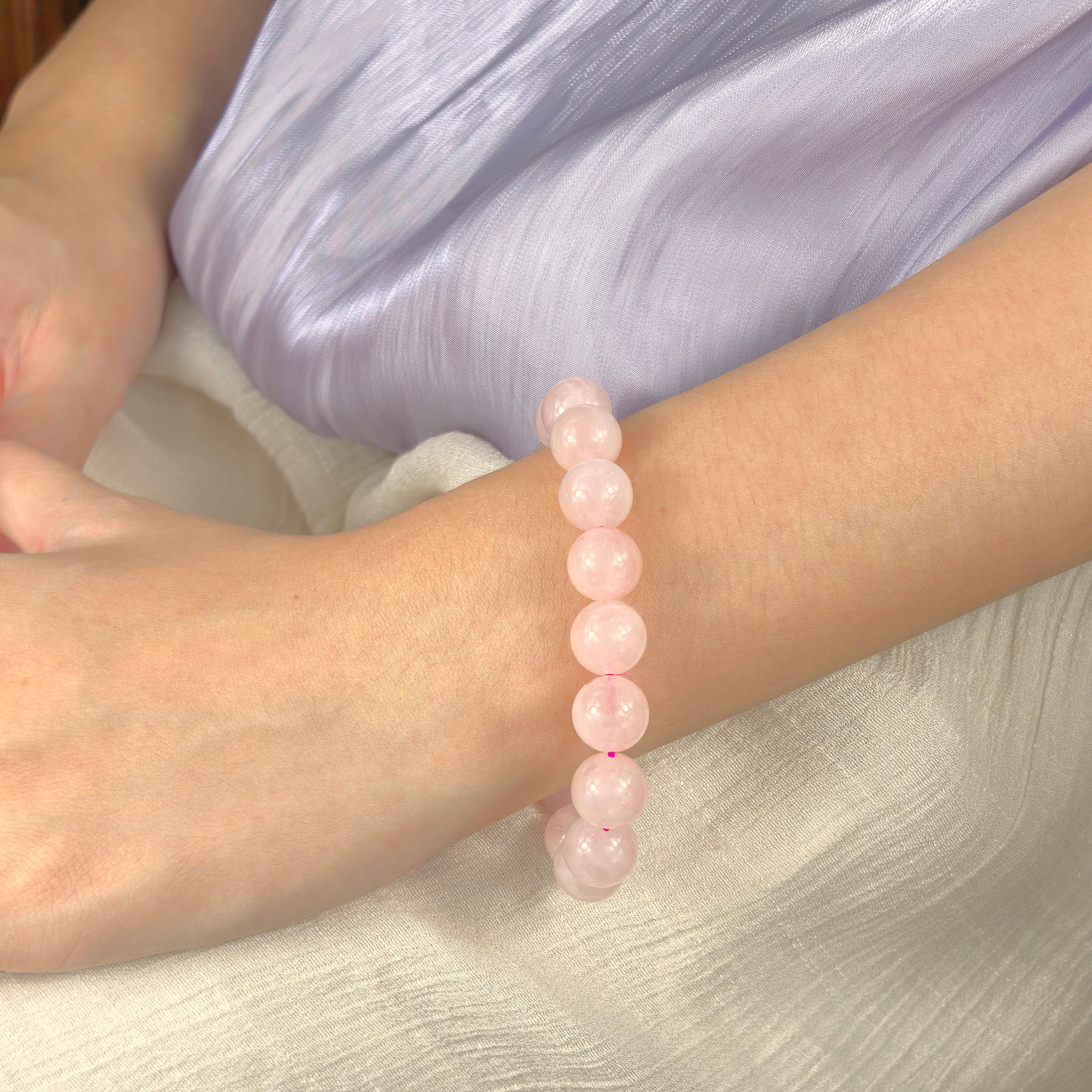 Madagascar Rose Quartz Newly mined Bracelet - Goddess Of Love