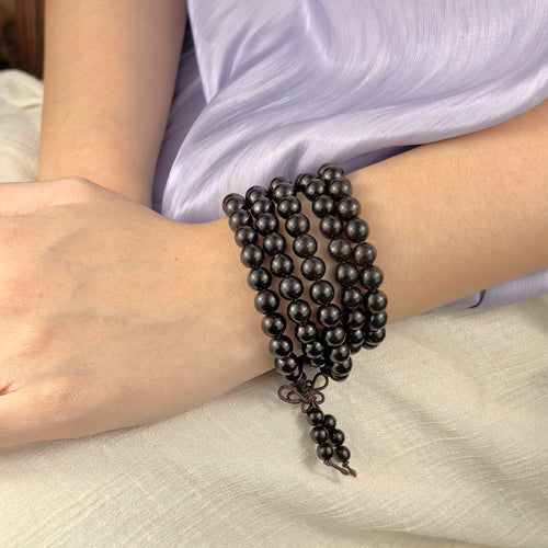Ebony Long Prayer Beads - Energy Balance — view 2