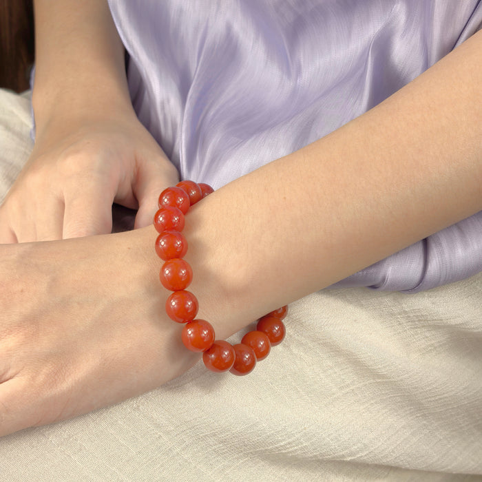 Red Agate Bracelet - Attract Love — material detail