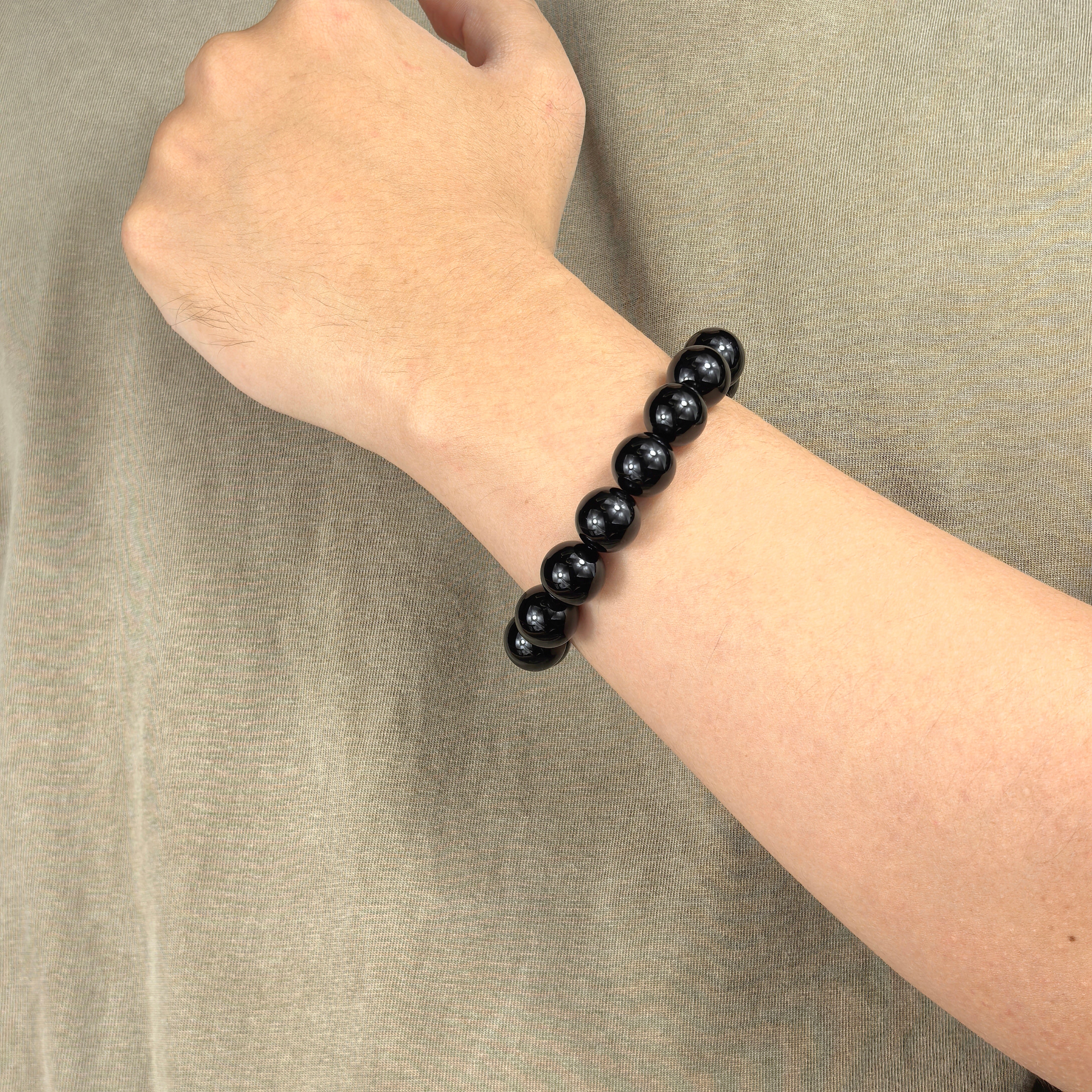 Black Agate Bracelet - Peace & Tranquility