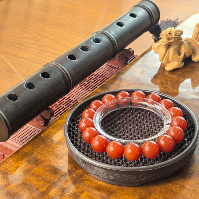 Red Agate Bracelet - Attract Love — on wrist