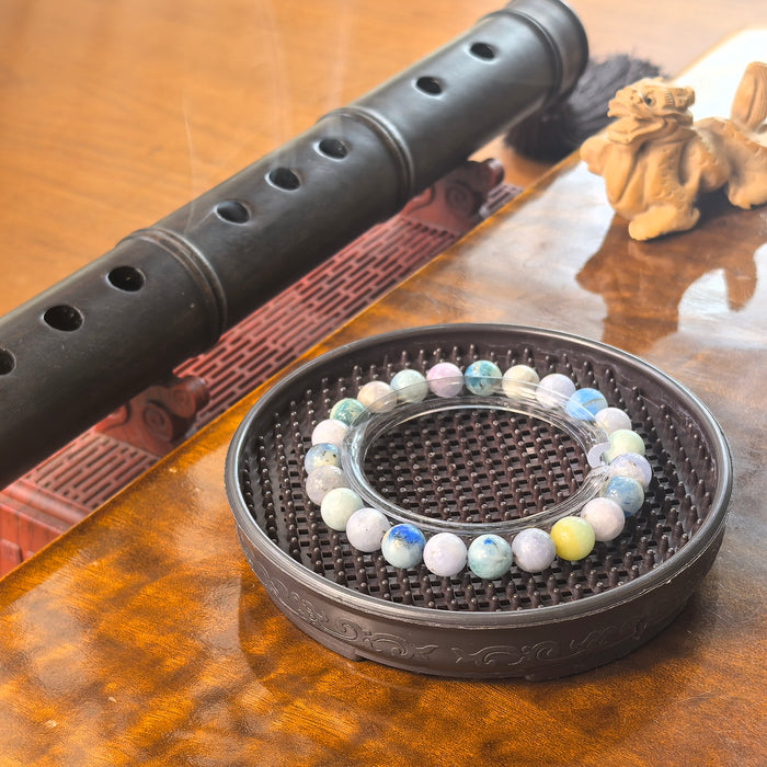 Sodalite Bracelet - Strong Protection — on wrist