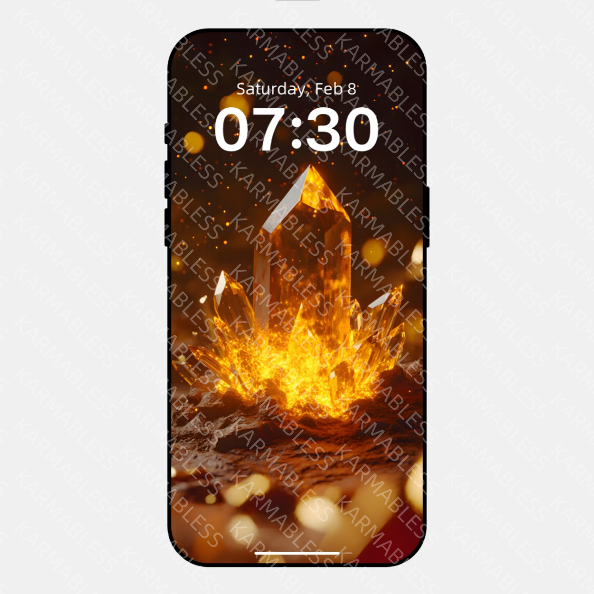 Papel de Parede HD Emergência de Cristal Dourado [Elementos Metal e Terra]