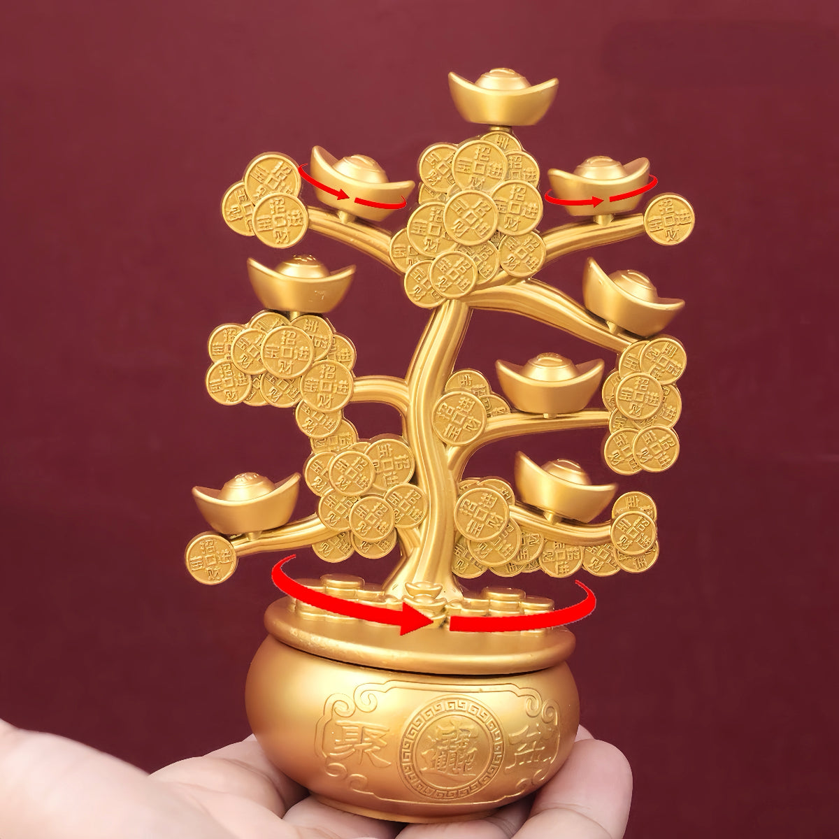 Money Tree Prosperity Figurine