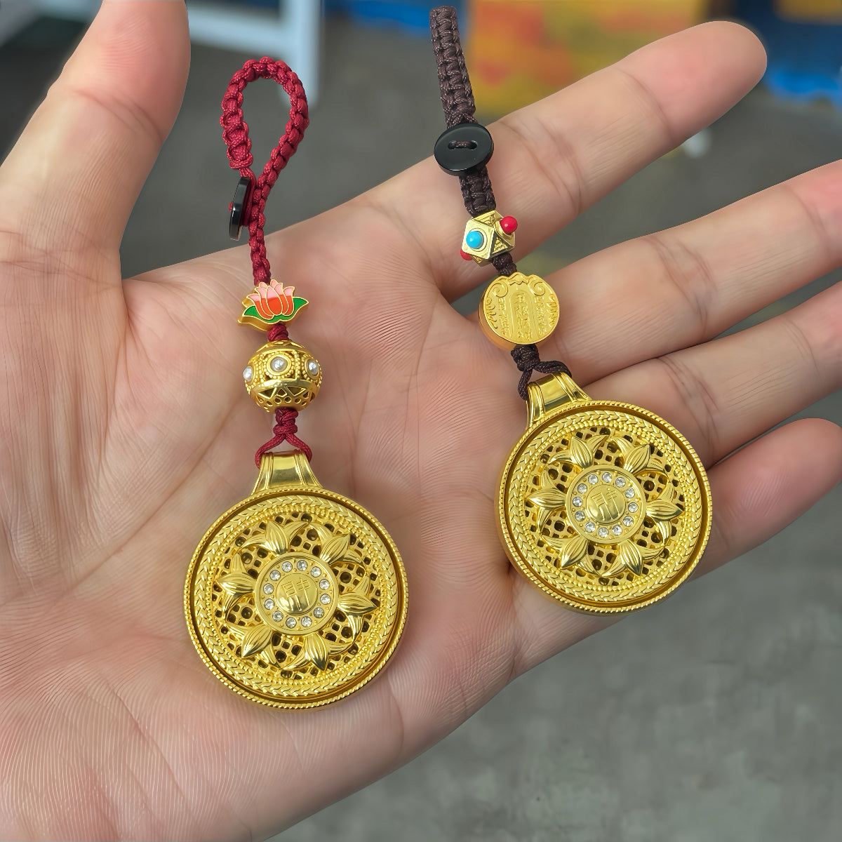 Feng Shui Prosperity Charm Keychain