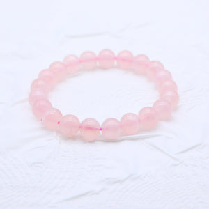 Rose Quartz Bracelet - Romance & Love - Karmabless