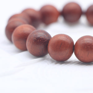 Red Rosewood Bracelet - Reducing Stress - Karmabless