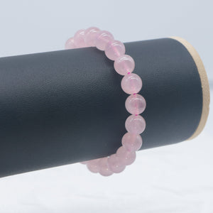 Rose Quartz Bracelet - Romance & Love - Karmabless