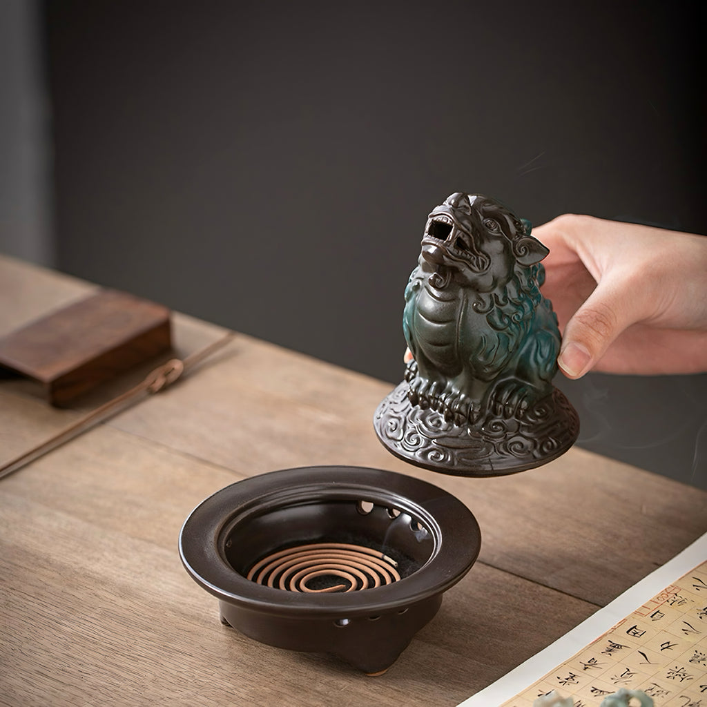Wealth-Attracting Pixiu Incense Burner