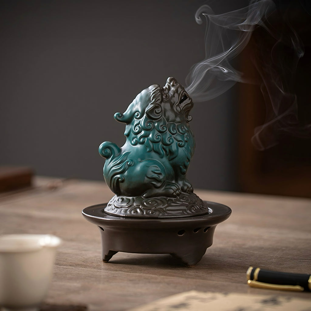 Wealth-Attracting Pixiu Incense Burner