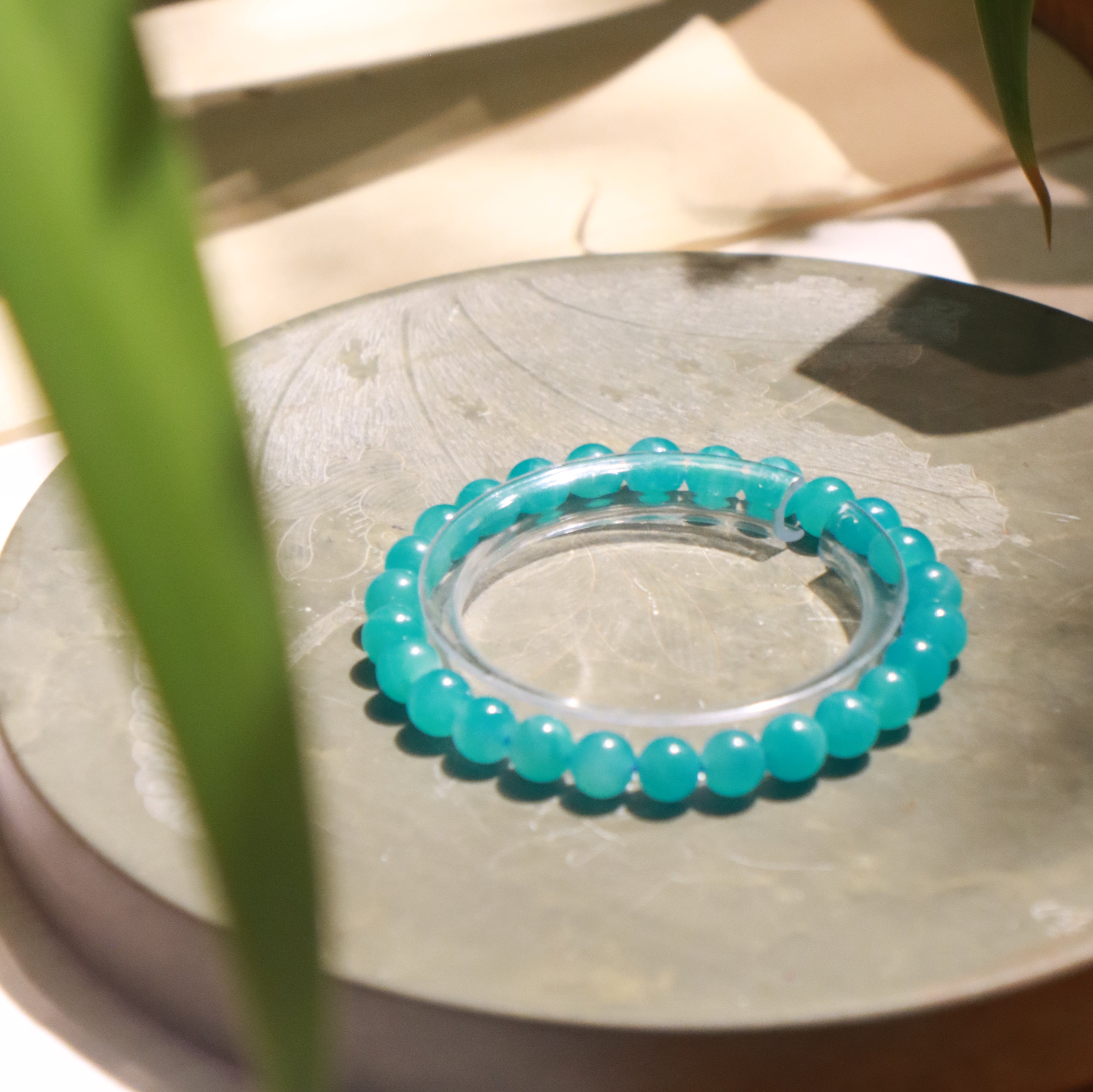 Ice Amazonite bracelet - Boost Confidence - Karmabless