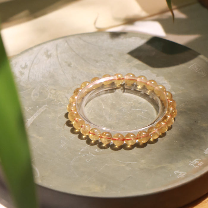 Citrine Bracelet - Abundance Prosperity — close view
