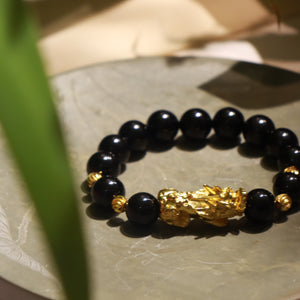 Feng Shui Alloy Pixiu Bracelet - Attract Wealth - Karmabless