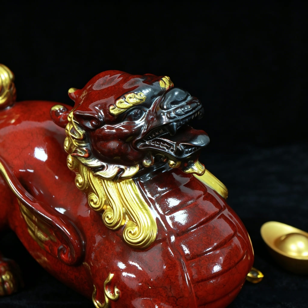Jingdezhen Ceramic Pixiu Wealth Guardian