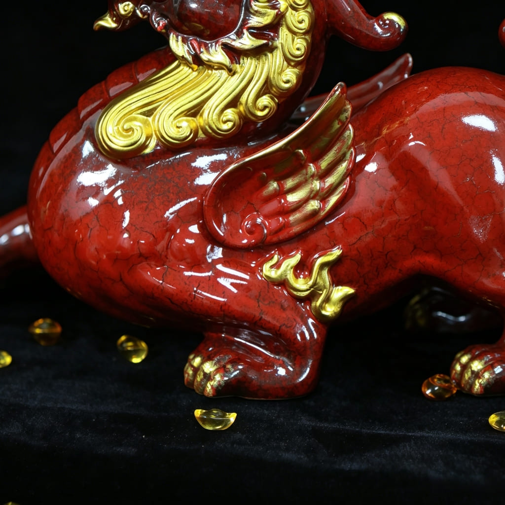 Jingdezhen Ceramic Pixiu Wealth Guardian