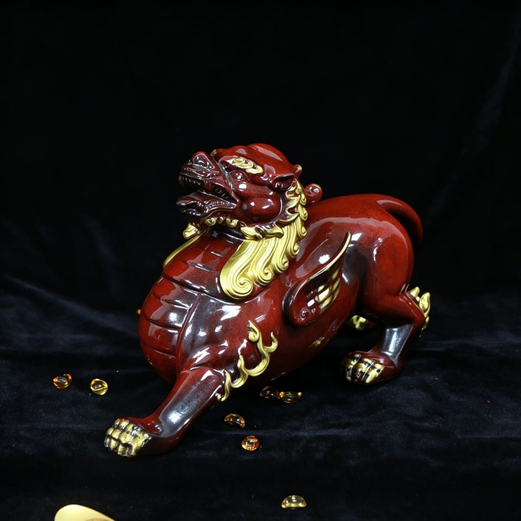 Jingdezhen Ceramic Pixiu Wealth Guardian