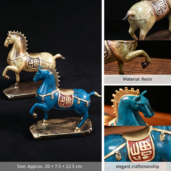 Success Horse Feng Shui Statue for Office & Business Decor