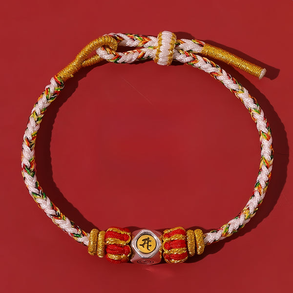 Year of the Horse Guardian Red String Bracelet: Mahasthamaprapta Bodhisattva