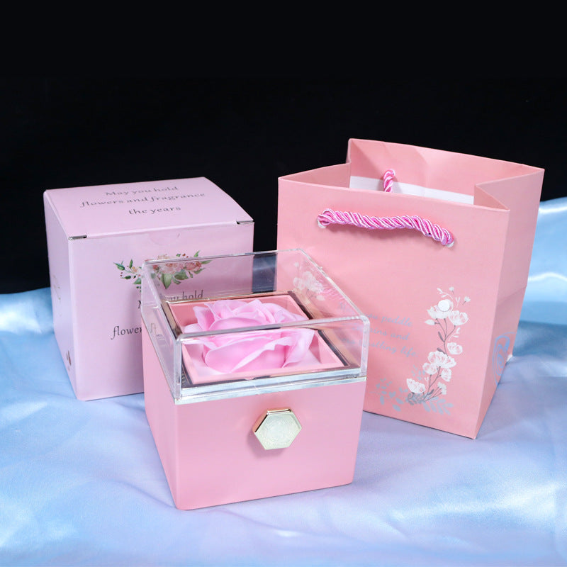 Pink Eternal Rose Gift Box