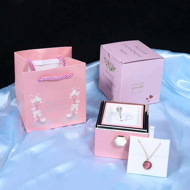 Pink Eternal Rose Gift Box