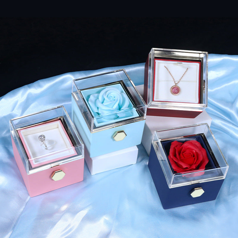 Gulf Blue Eternal Rose Gift Box