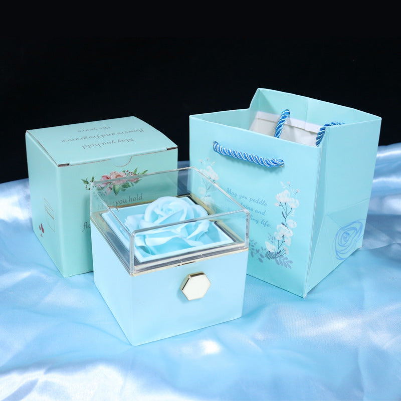 Gulf Blue Eternal Rose Gift Box