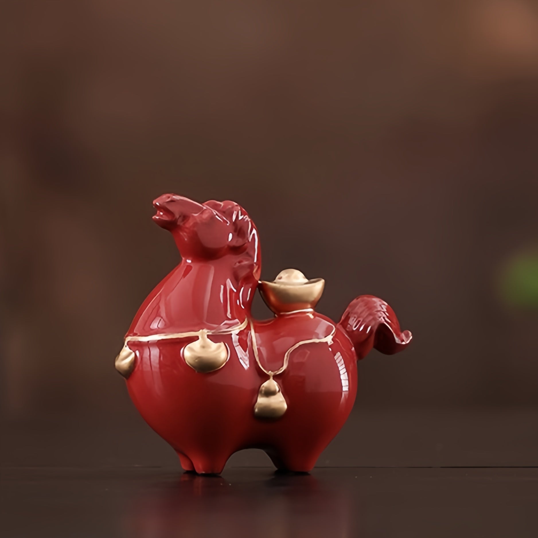 "Ascending Success" Ceramic Horse Statue