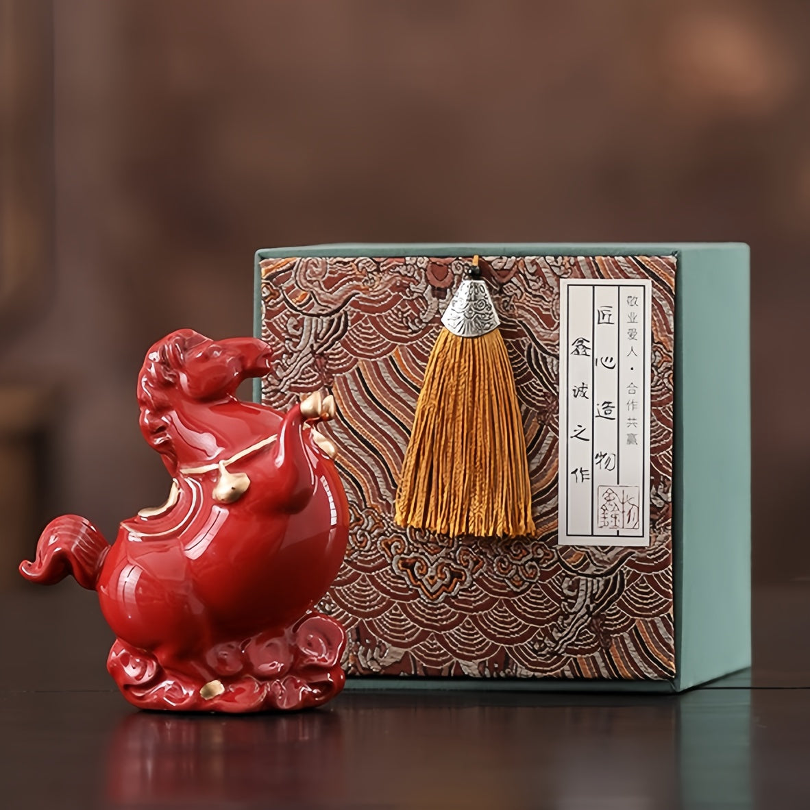 "Ascending Success" Ceramic Horse Statue