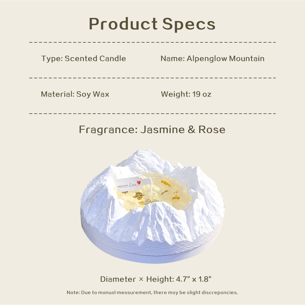 Alpenglow Mountain Peak Scented Candle