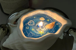 Starlit Ocean Seashell Aromatherapy Scented Candle