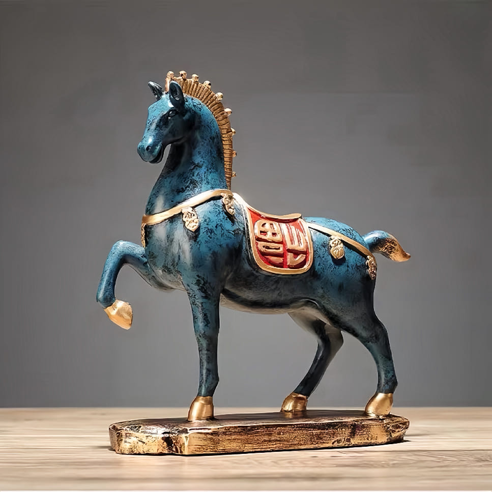 Success Horse Feng Shui Statue for Office & Business Decor