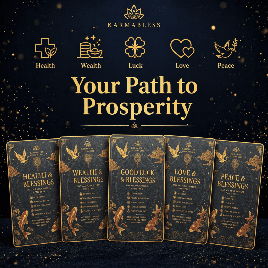 Temple-Blessed Prayer Card Complimentary Gift