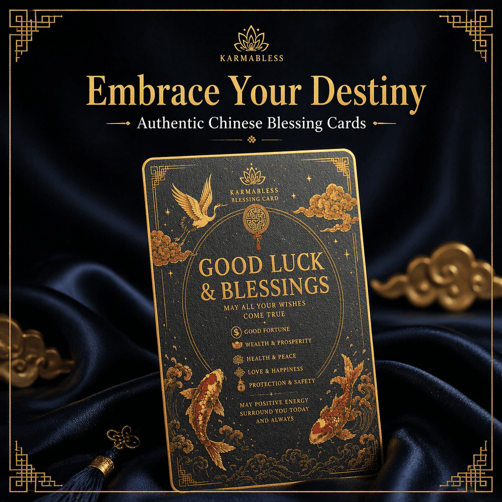 Temple-Blessed Prayer Card Complimentary Gift