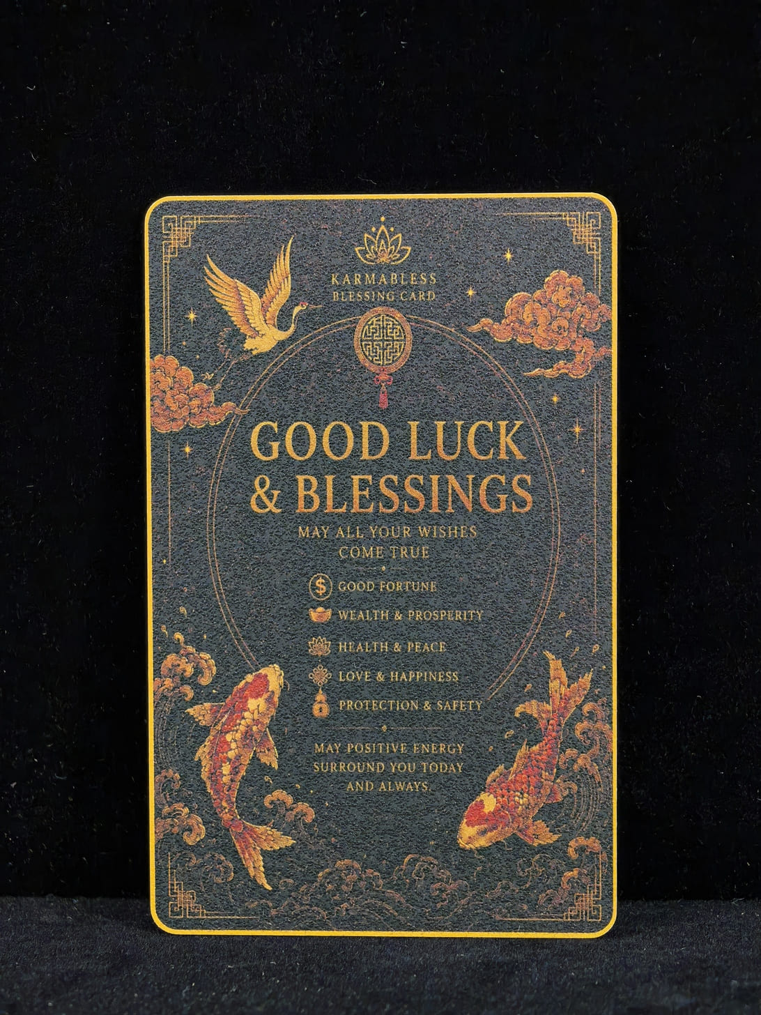 Temple-Blessed Prayer Card Complimentary Gift