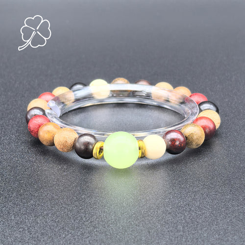 Pulsera de madera múltiple - Energie positiva — view 1