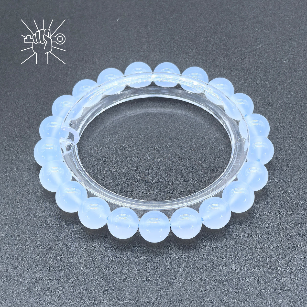 Blue Crystal Bracelet - Calm & Brave