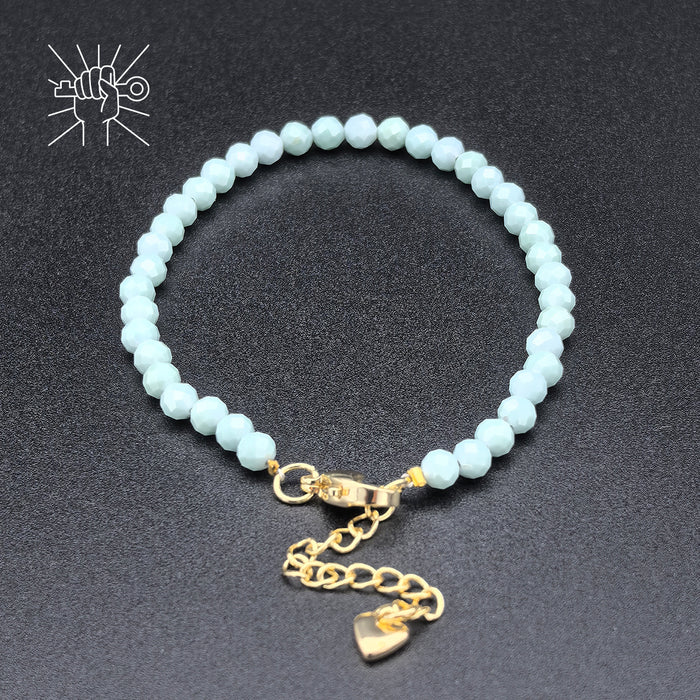 Pulsera de circón opaco de Aquamarine - Mejorar la visión — material detail