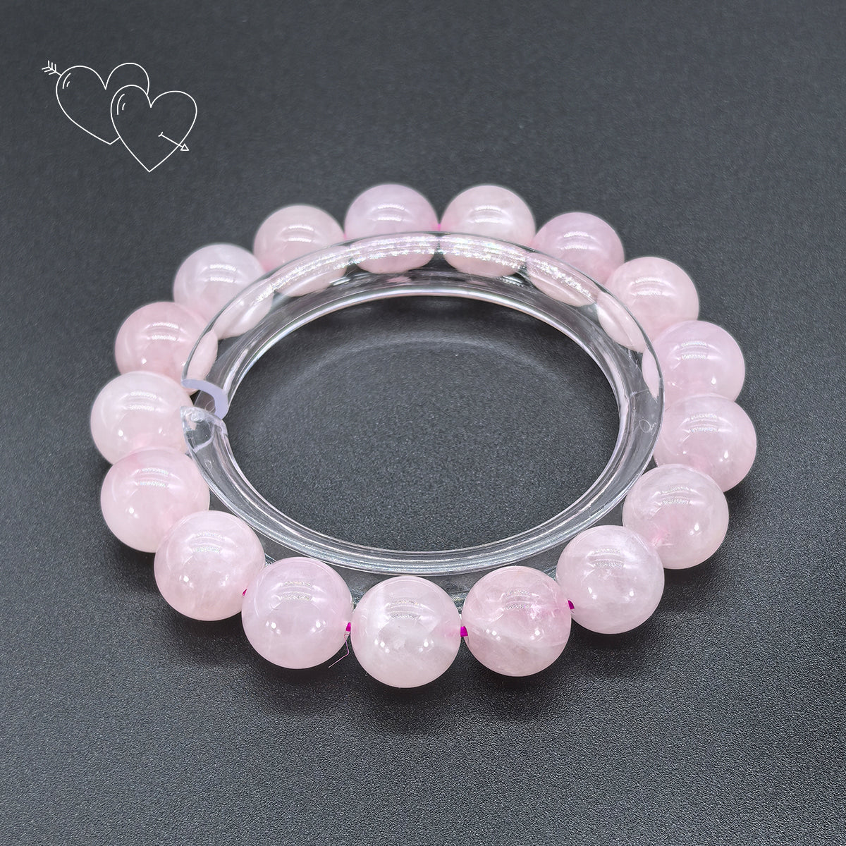 Madagascar Rose Quartz Newly mined Bracelet - Goddess Of Love