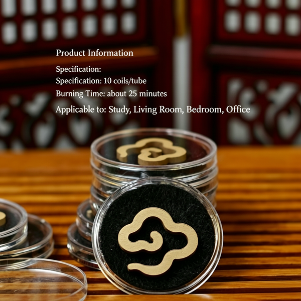 Cloud-Shaped Coil Incense