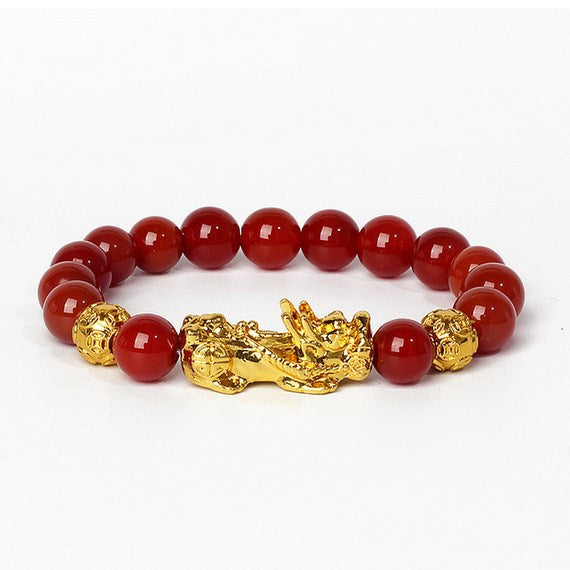 Feng Shui Pixiu Red Crystal Bracelet