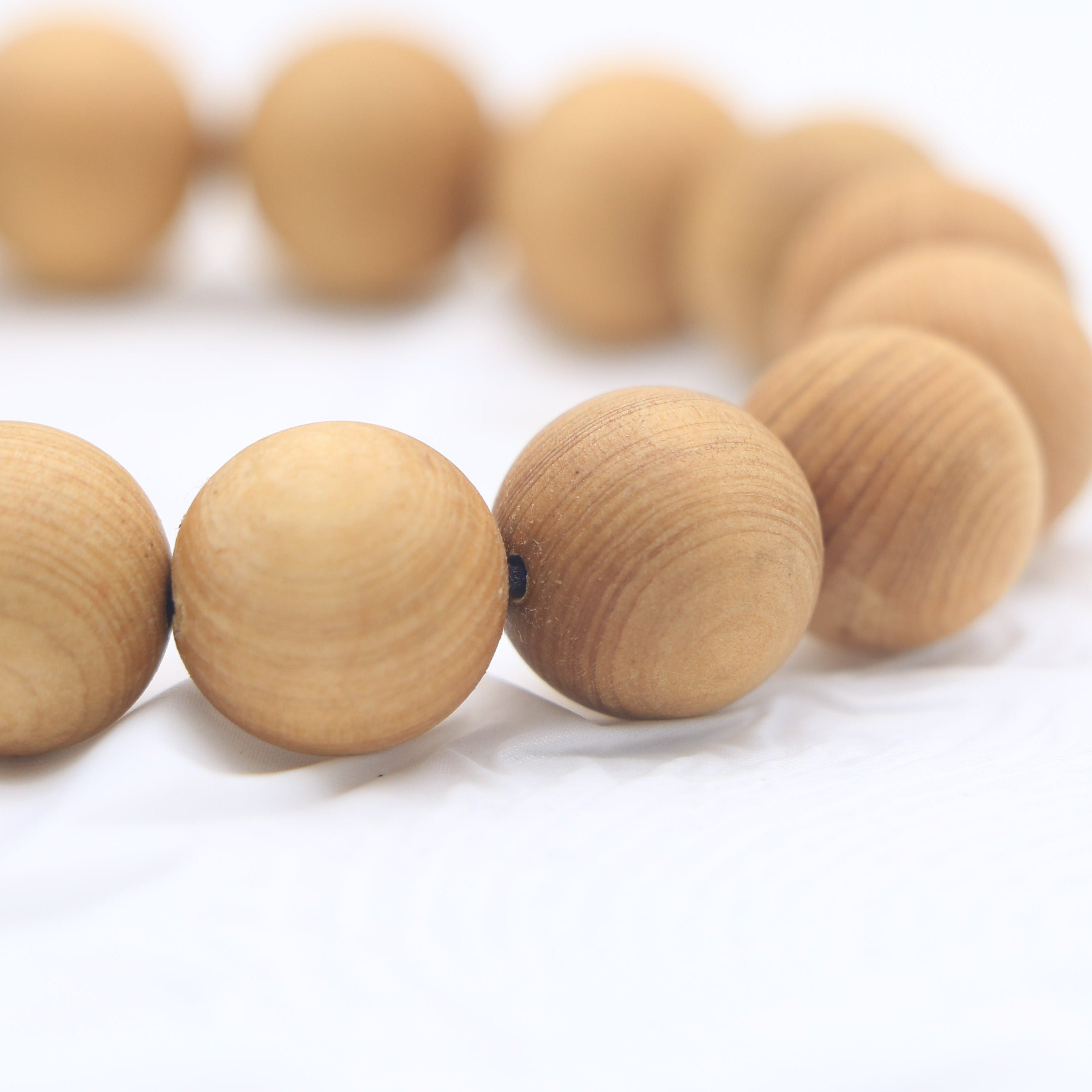 Thuja Wood Bracelet in Detail - KarmaBless