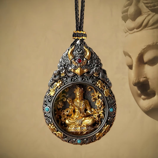 Tibetan Style Zodiac Guardian Buddha Necklace