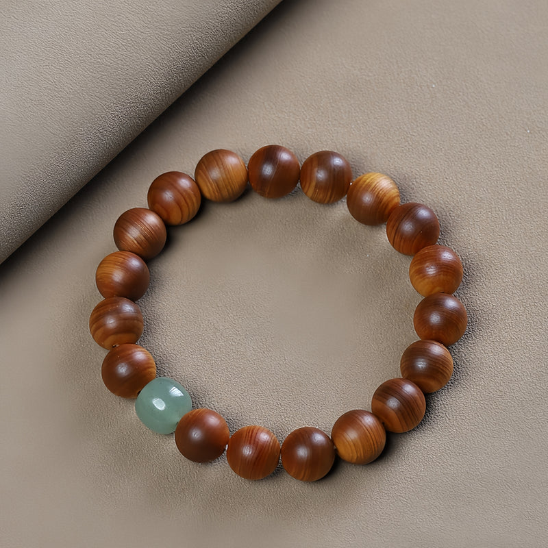 Brazalete de ciprés de acantilado de claridad zen
